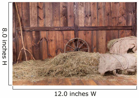 Wood and hay background 