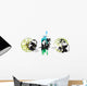 all pandas love bamboos Wall Decal