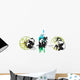 all pandas love bamboos Wall Decal