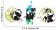 all pandas love bamboos Wall Decal