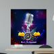 Vintage Microphone Wall Mural