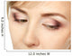 eyes makeup of mid adult woman 