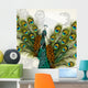 Fancy Detail Peacock Wall Mural