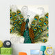 Fancy Detail Peacock Wall Mural