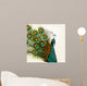 Detailed Peacock Wall Mural