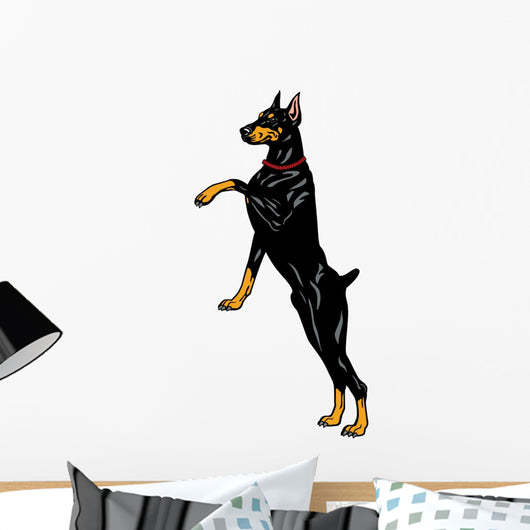 Doberman Pinscher Wall Decal
