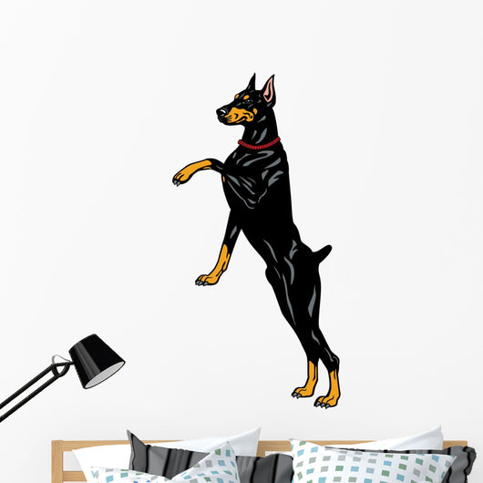 Doberman Pinscher Wall Decal