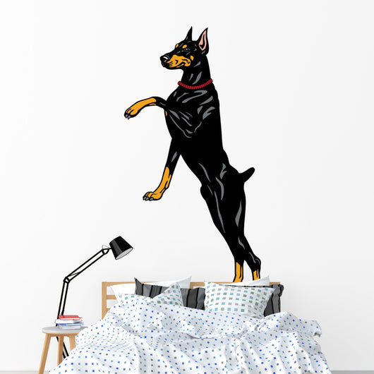 Doberman Pinscher Wall Decal