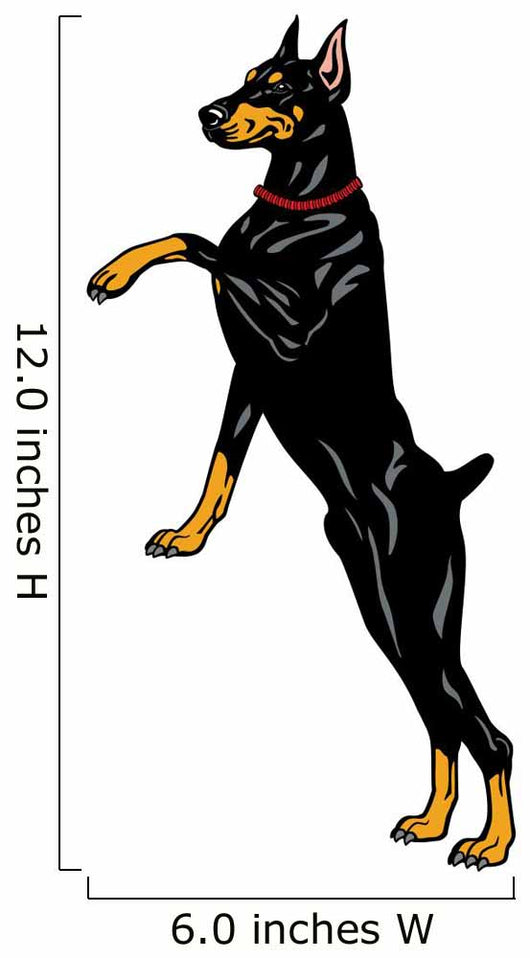 Doberman Pinscher Wall Decal
