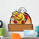 cartoon of fish chef Wall Decal