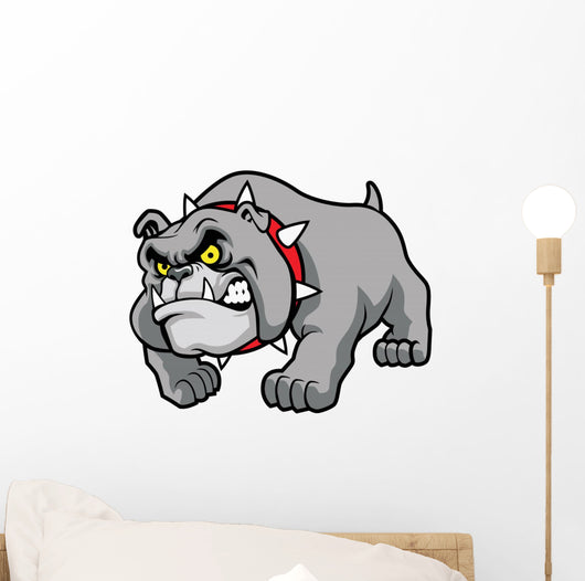 classic bulldog pose Wall Decal