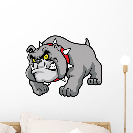 classic bulldog pose Wall Decal