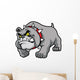 classic bulldog pose Wall Decal