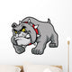 classic bulldog pose Wall Decal