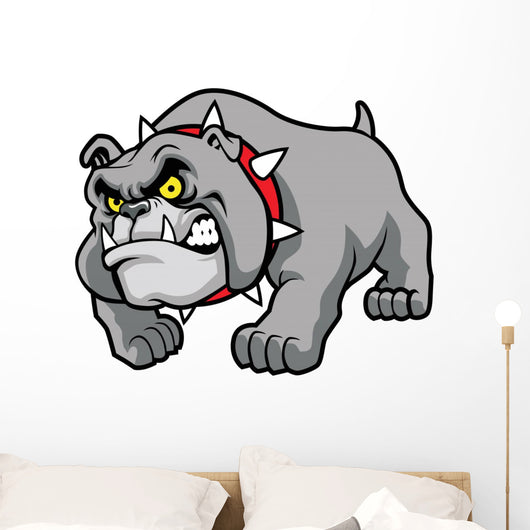 classic bulldog pose Wall Decal