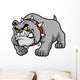 classic bulldog pose Wall Decal