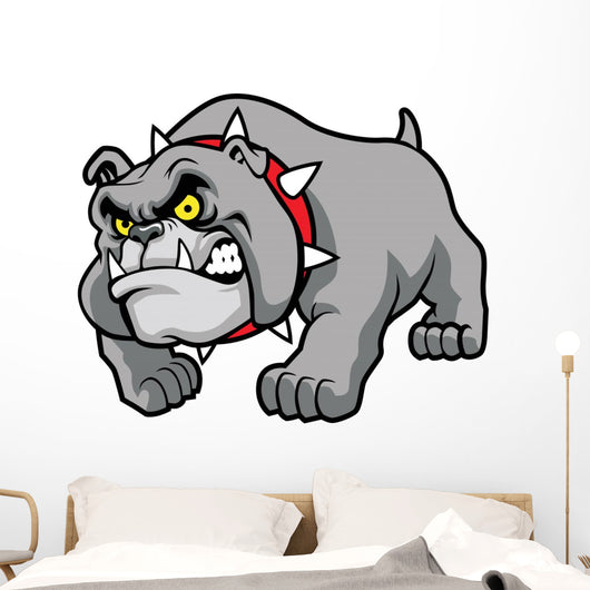 classic bulldog pose Wall Decal