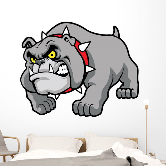 classic bulldog pose Wall Decal