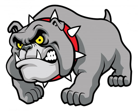 classic bulldog pose Wall Decal