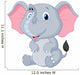 Cute baby elephant cartoon Wall Decal