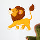 Lion cartoon walking Wall Decal