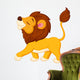 Lion cartoon walking Wall Decal