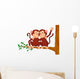 Two monkeys sitting on a tree Wall Decal