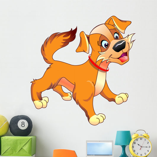 The funny puppy Wall Decal