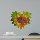 leaf heart Wall Decal