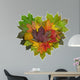 leaf heart Wall Decal