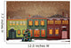 Christmas snowy old town Wall Mural