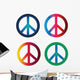 peace symbols Wall Decal