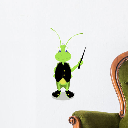 mr cricket pointing Wall Decal