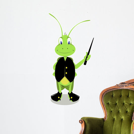mr cricket pointing Wall Decal