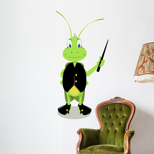 mr cricket pointing Wall Decal