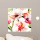 Seamless Wallpaper with Lily Wall Decal Design 2