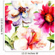 Seamless Wallpaper with Flowers Wall Decal