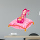 Stylish Princess Shoe Placed on Fancy Pillow 