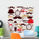 Retro Vintage Seamless Pattern Wall Decal Design 1