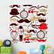 Retro Vintage Seamless Pattern Wall Decal Design 1
