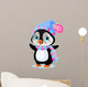 Cute winter penguin Wall Decal
