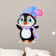 Cute winter penguin Wall Decal