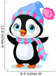Cute winter penguin Wall Decal