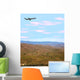 Airplane over Desert Wall Decal