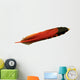 Orange Colored Feather of a Flicker Bird Wall Decal