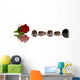 rose et galets Wall Decal