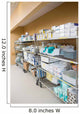 Hospital Supplies Arranged on Trollies 