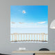 White Balcony on Terrace Near Sea 