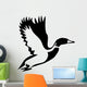flying wild duck Wall Decal