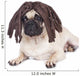 Rasta Pug Dog Wall Decal